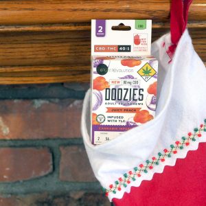 doozies vegan cannabis gummy 2 pack stocking stuffer