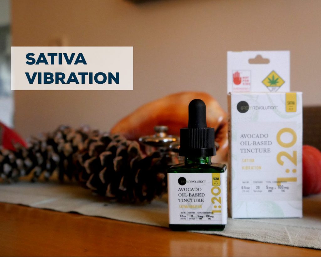 sativa vibration avocado oil tincture cannabis green revolution