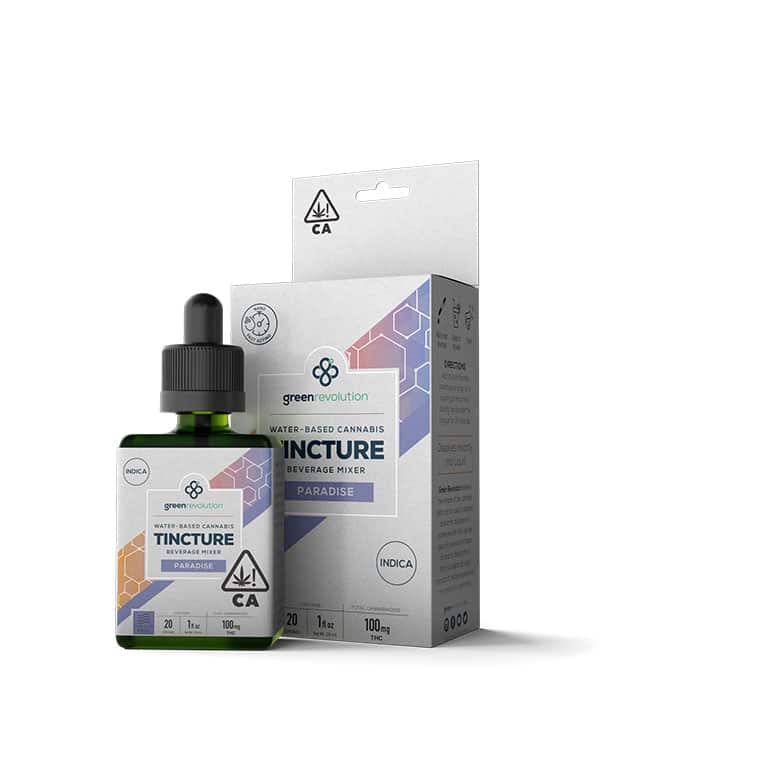 Indica Water Soluble Tincture For Relaxation | Green Revolution